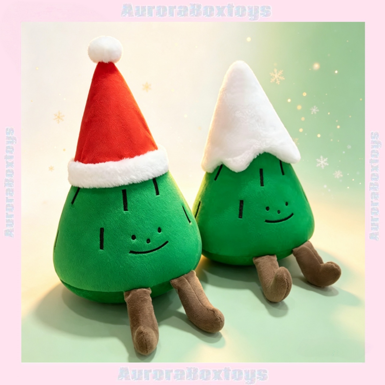 Santa Hat Plush - Muñeco de Peluche de Árbol de