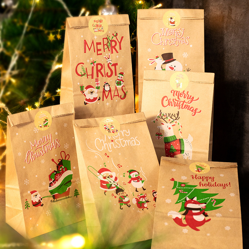 Advent Calendar Gift - Bolsas de regalo de Navidad, papel