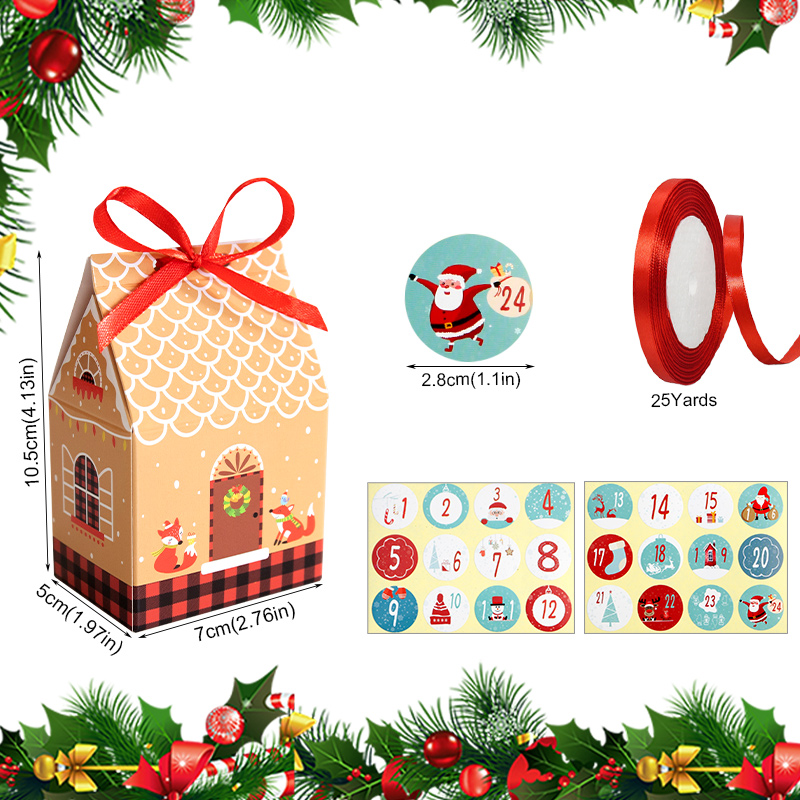 24 Sets de Cajas de Regalo con - Advent Calendar Gift reseña y precio