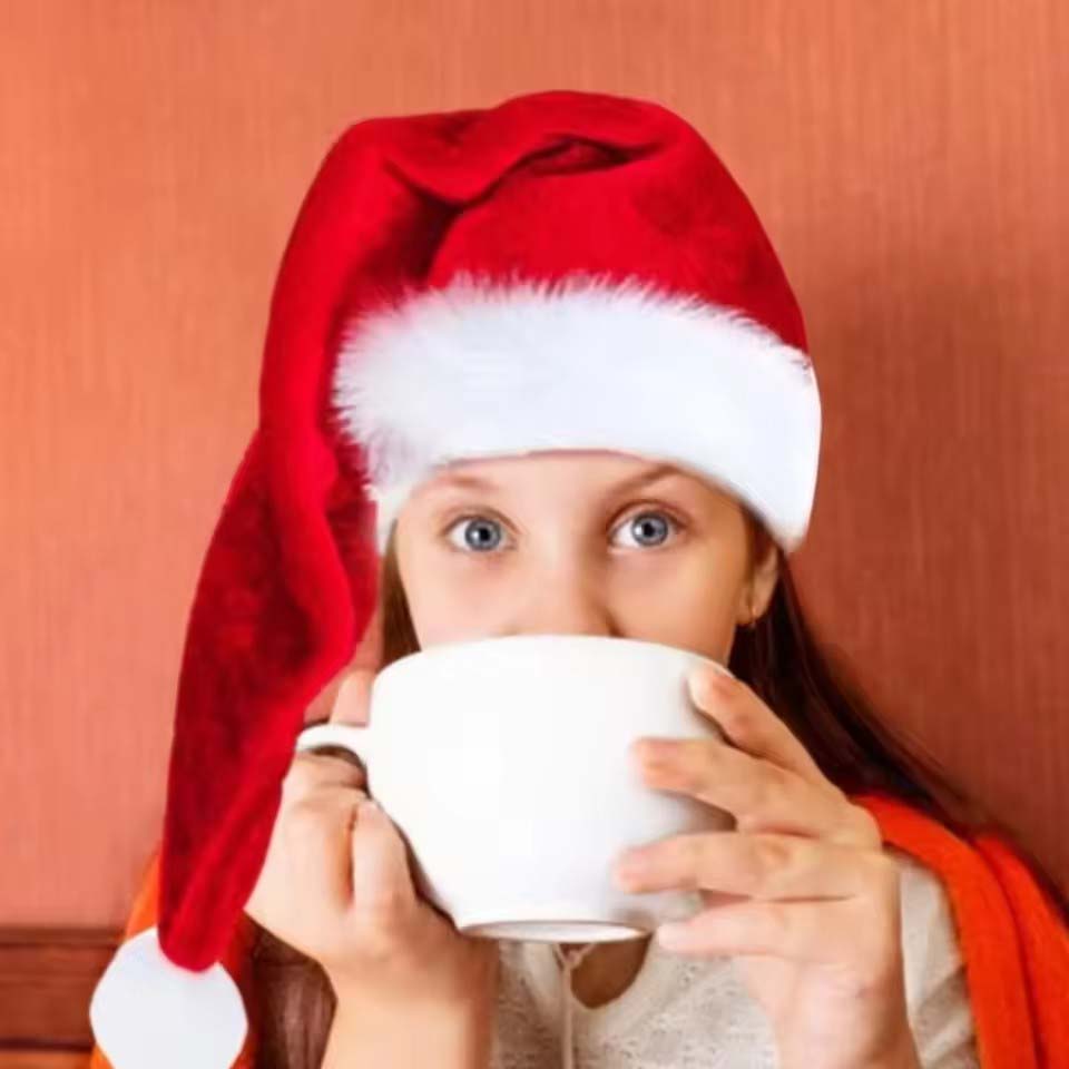 Gorro de Navidad de Felpa Larg - Santa Hat Plush reseña y precio