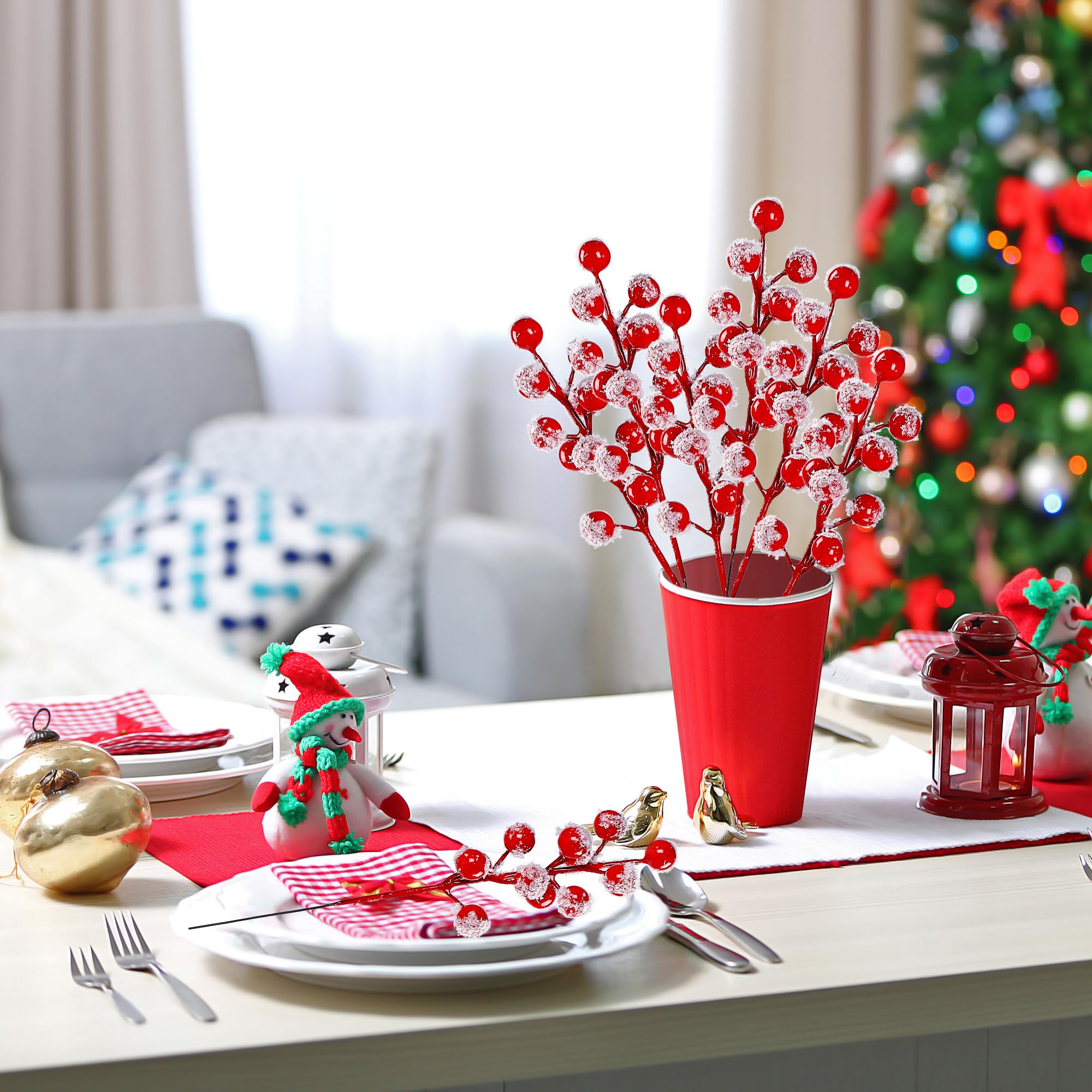 Ramas de aguja de pino de baya - Christmas Wreath Fake reseña y precio