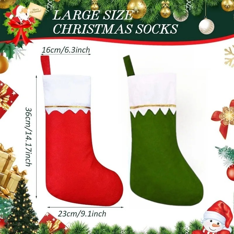 Medias navideñas para vacacion - Christmas Stocking Hanging reseña y precio