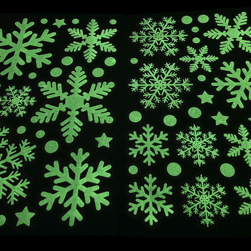 Pegatina navideña de copo de n - Snowflake Window Decal reseña y precio