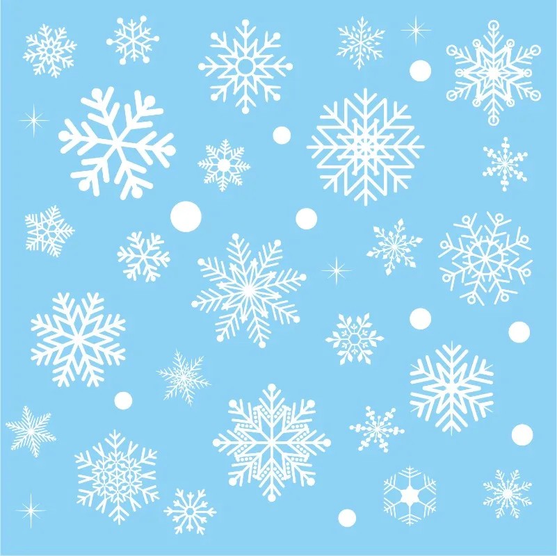 Adhesivos para ventanas de Nav - Snowflake Window Decal reseña y precio