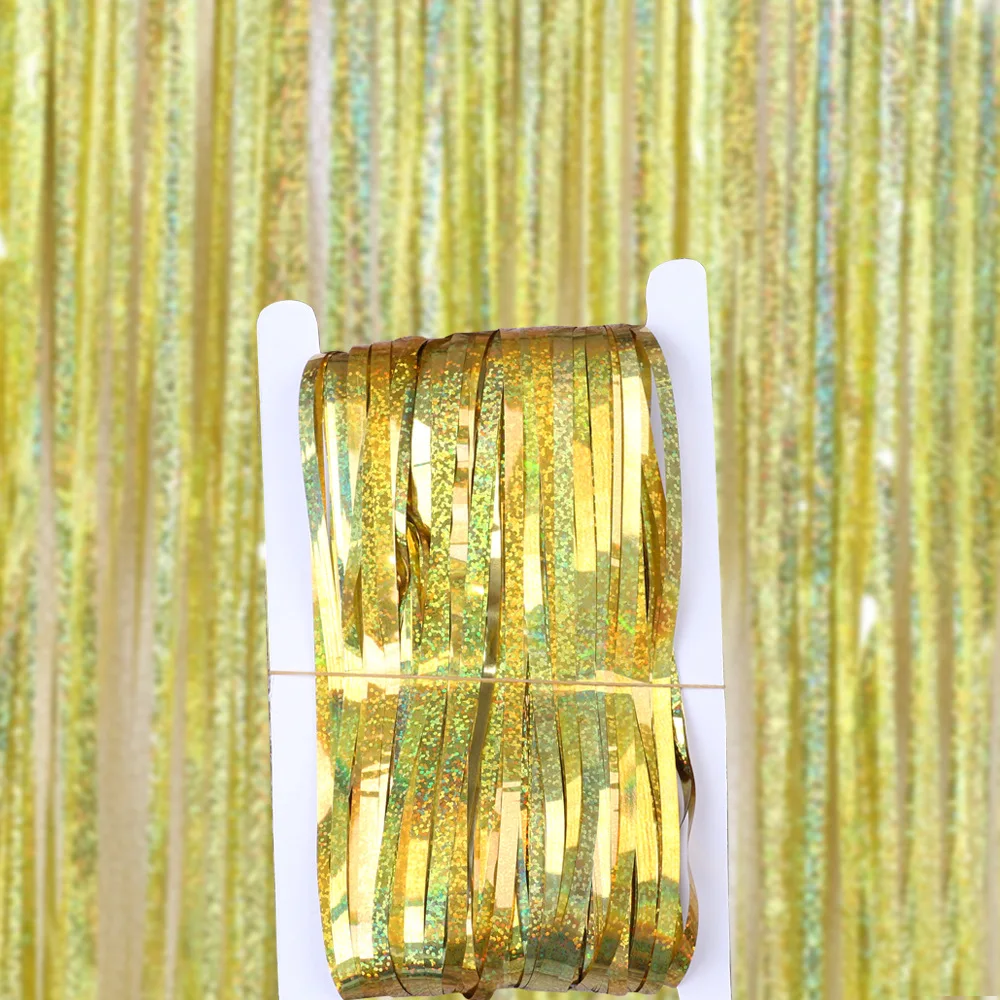 Cortina de Láminas Brillantes  - Tinsel Garland Decoration reseña y precio