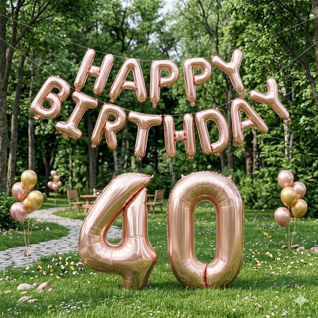Feliz Cumpleaños, Set de Globo - Tinsel Garland Decoration reseña y precio