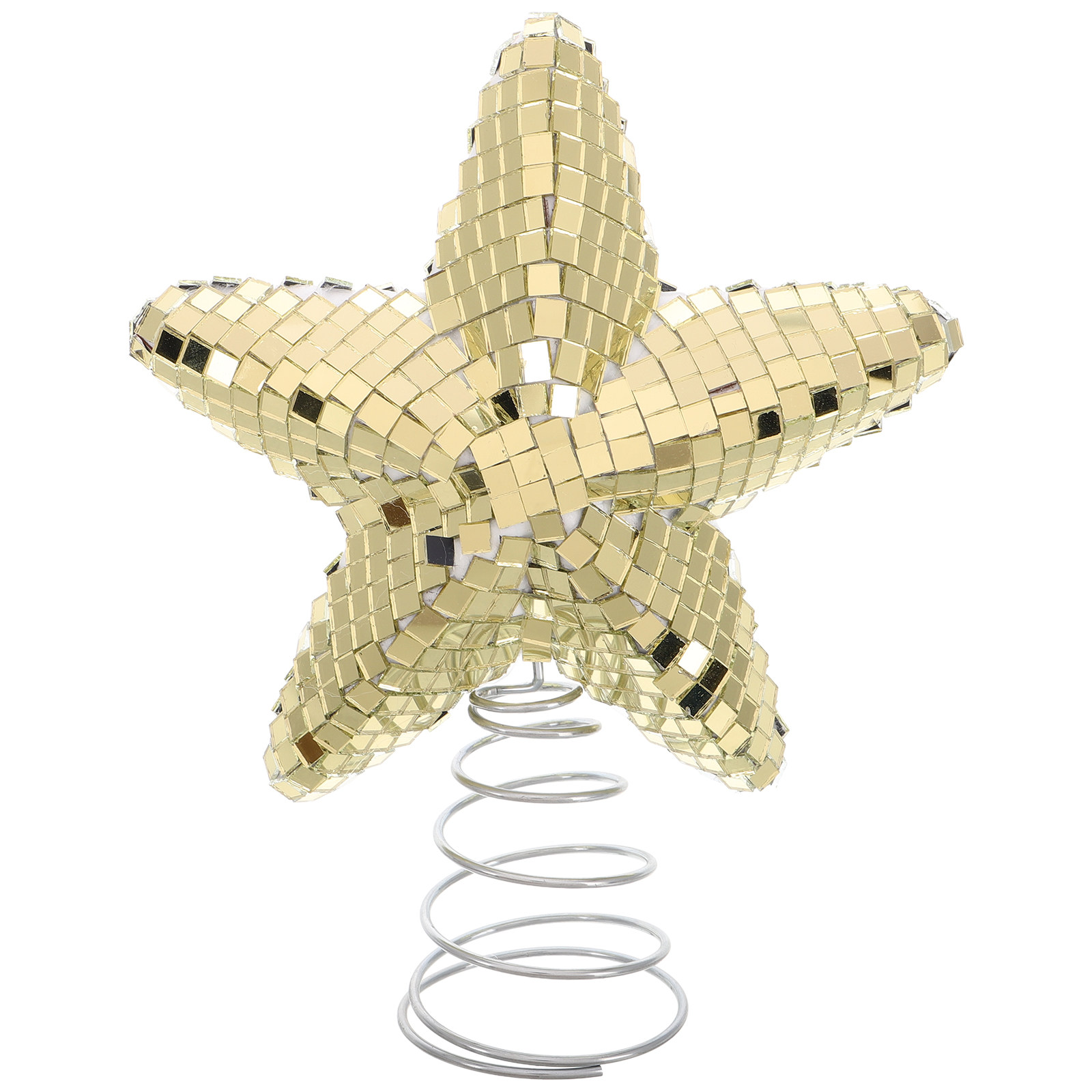 Adorno de Bola de Discoteca Br - Star Tree Topper reseña y precio