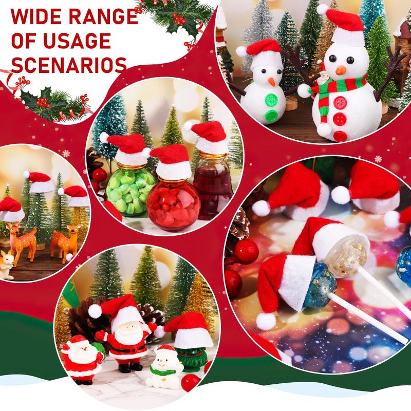 NUEVO Paquete de 30 Mini Gorro - Santa Hat Plush reseña y precio