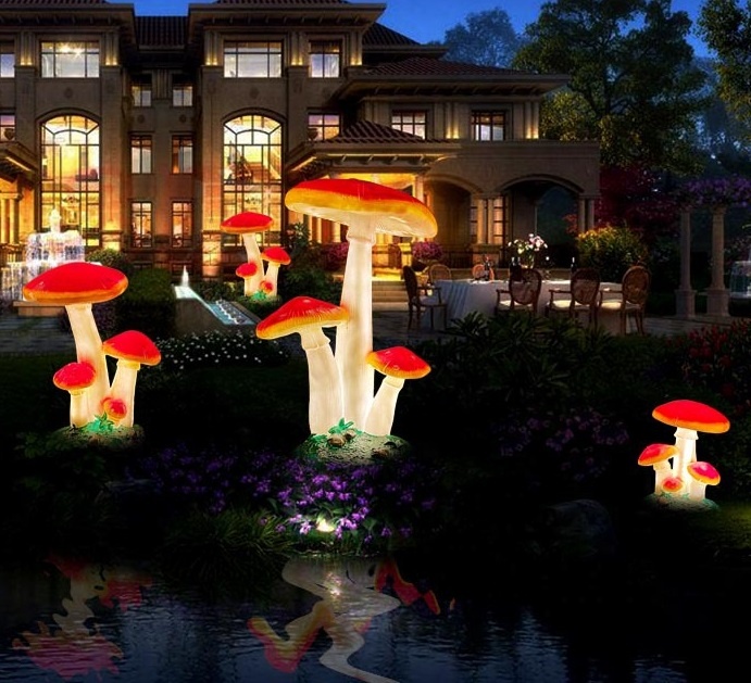 Estatua de Hongo de Simulación - Christmas Lights Outdoor reseña y precio